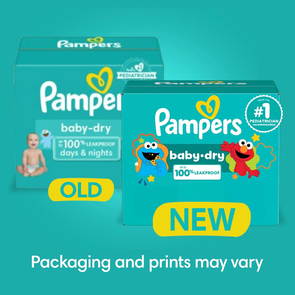 Pampers Baby-Dry diaper with Wetness Indicator helps you spot changes.