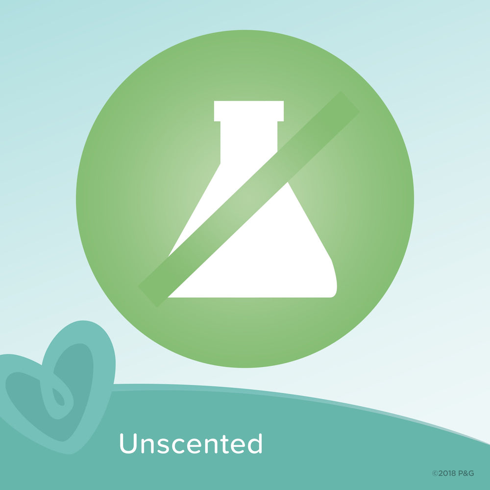 Pampers Baby Wipes 4x stronger durable clean label highlights robust but gentle performance.