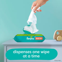 Pampers Multi-Use Wipes Refreshing Rain scent offers bright, refreshing clean.