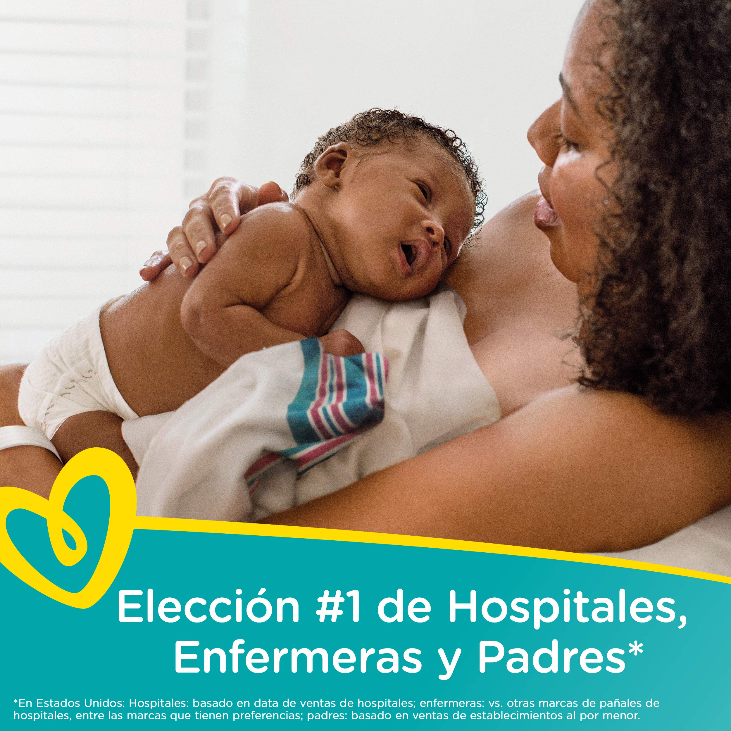 Pampers Swaddlers extra absorb channels for even wetness distribution