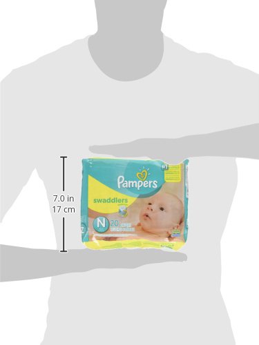 Pampers Swaddlers newborn diaper shows wetness indicator for early change cues