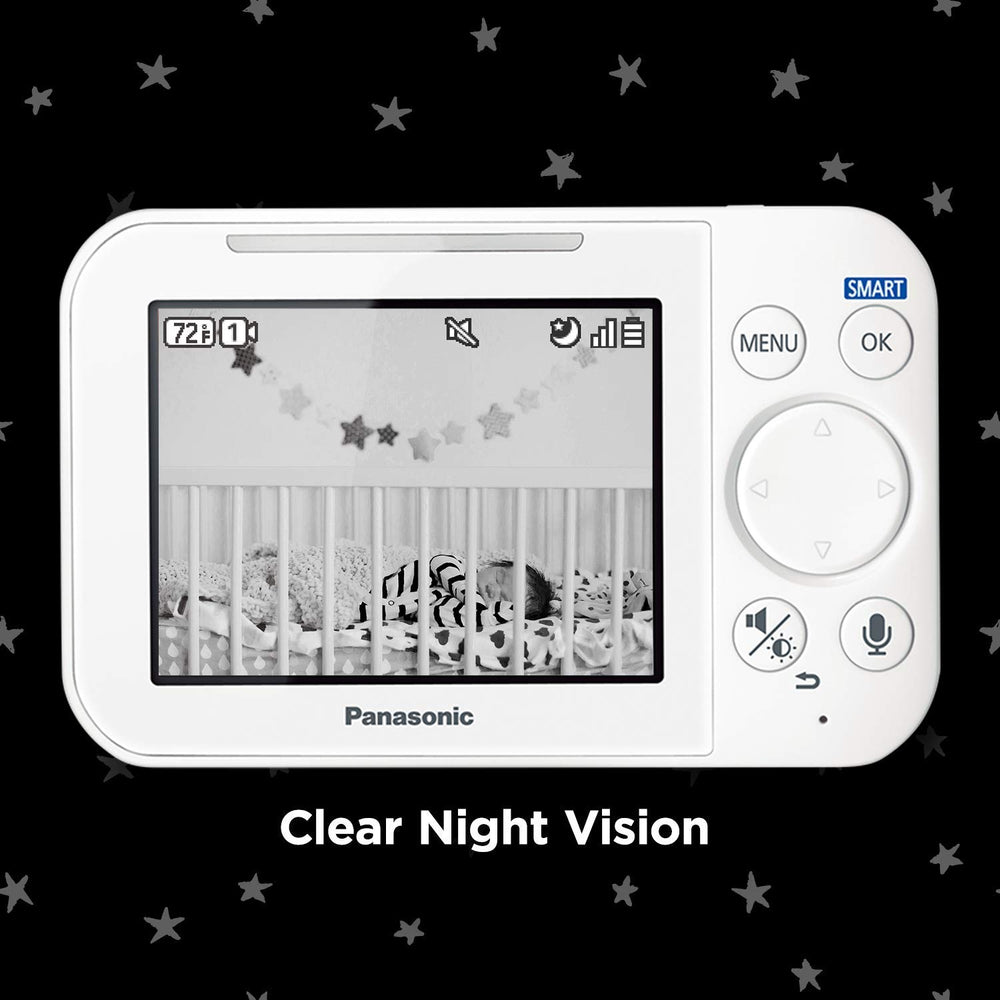 Panasonic KX-HN4101W soothing sounds help calm baby from another room.