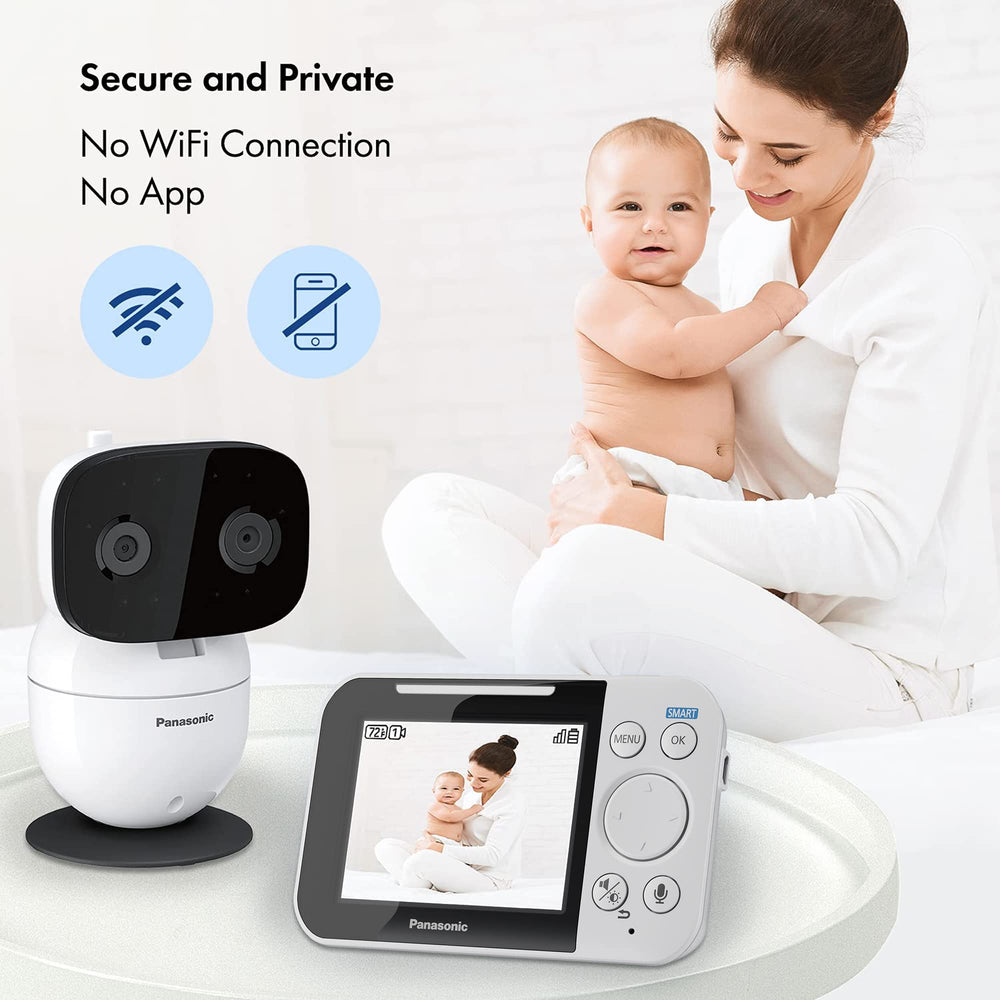 Panasonic KX-HN4001W night vision ensures clear visibility in low light