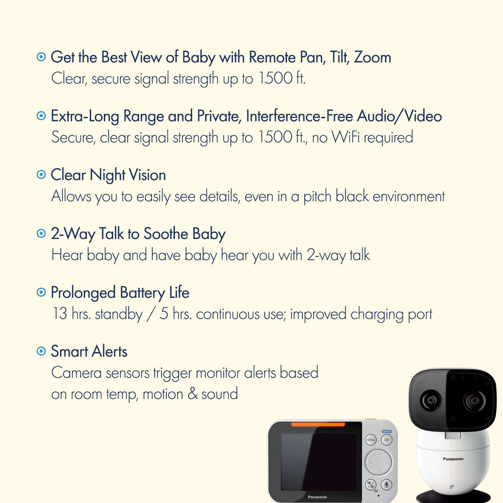 Panasonic KX-HN4001W remote pan tilt zoom enables flexible viewing from different rooms