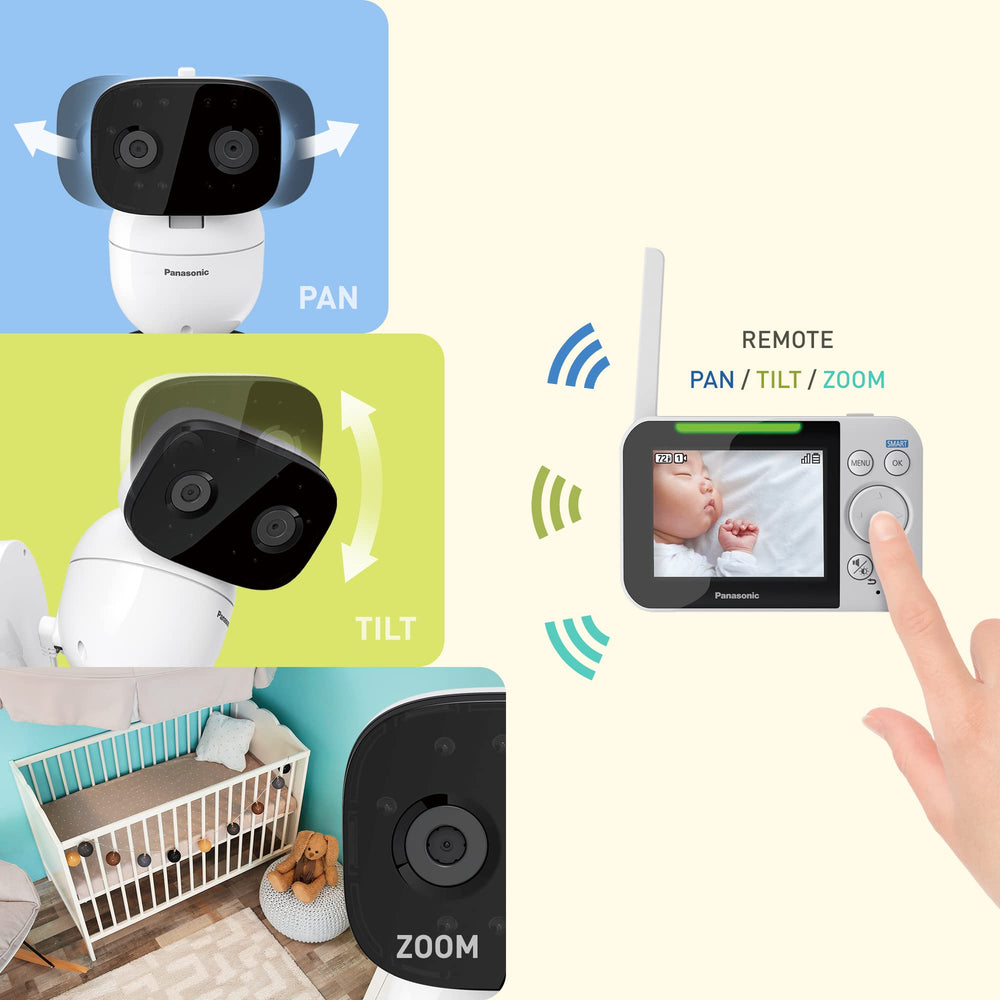 Panasonic KX-HN4001W two-way talk lets you soothe baby with your voice