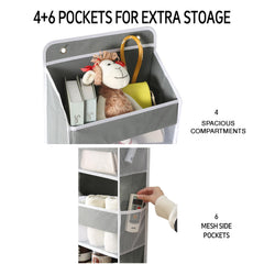 PandaEar door-hanger installation demonstrates tool-free setup for busy parents.