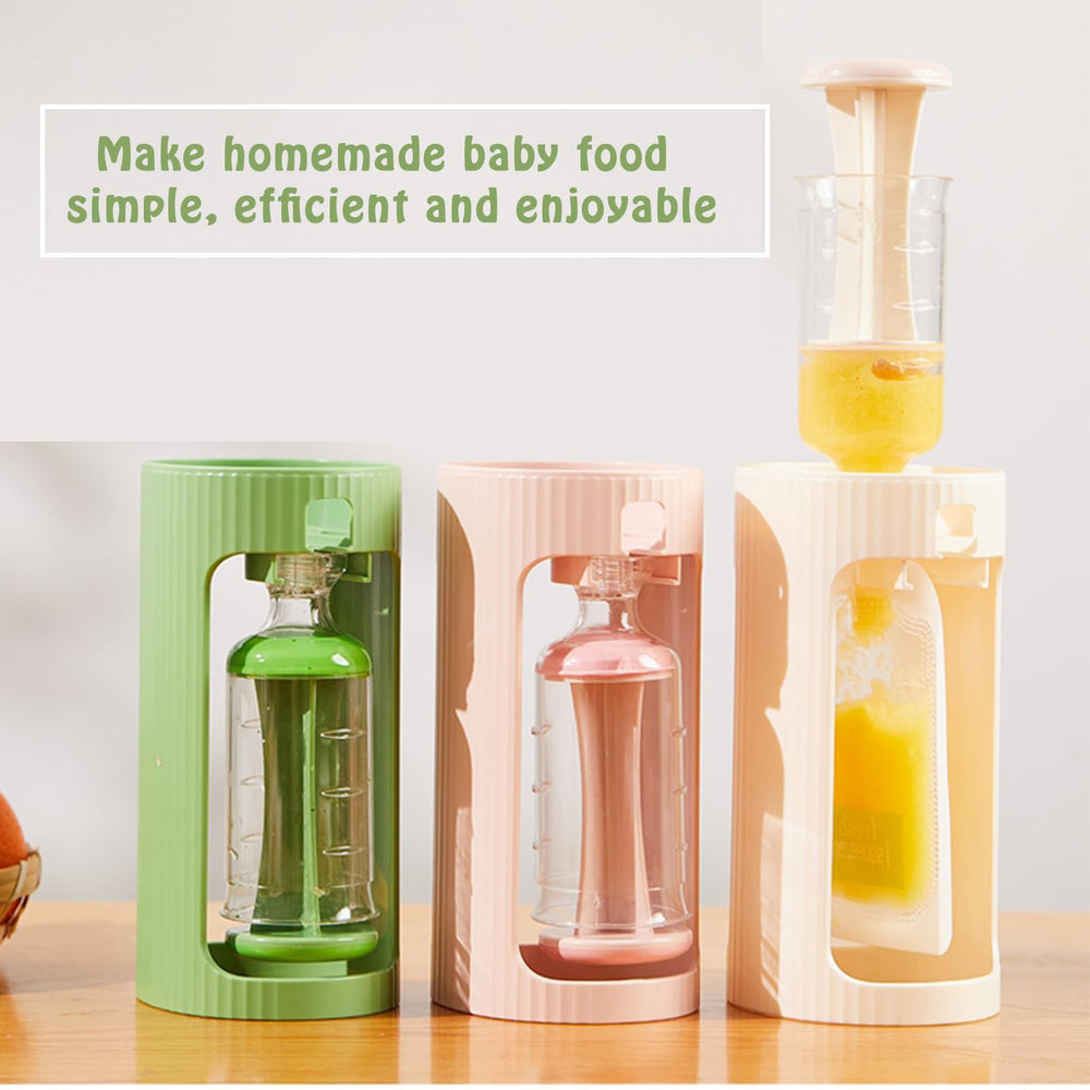 PandaEar 10 disposable pouches provide convenient storage for baby meals.