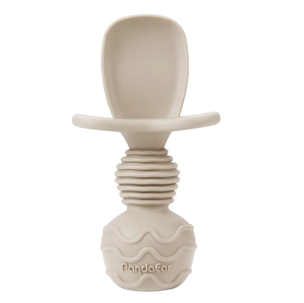 PandaEar 4-pack baby-led weaning spoons optimize learning to feed.
