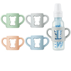 PandaEar bottle handles overview showing universal fit for 8 oz narrow bottles