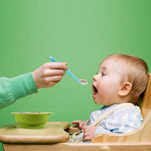 PandaEar 6-pack baby spoons front view showcases compact feeding set.