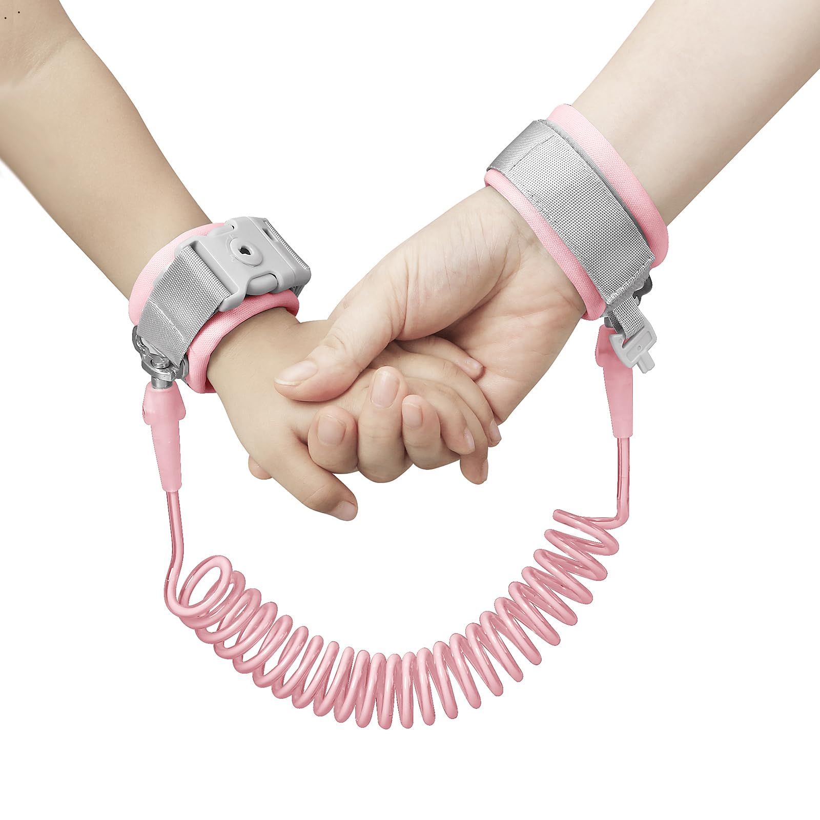 PandaEar anti-lost wrist link front view showing secure design keeps toddlers within reach in crowds.