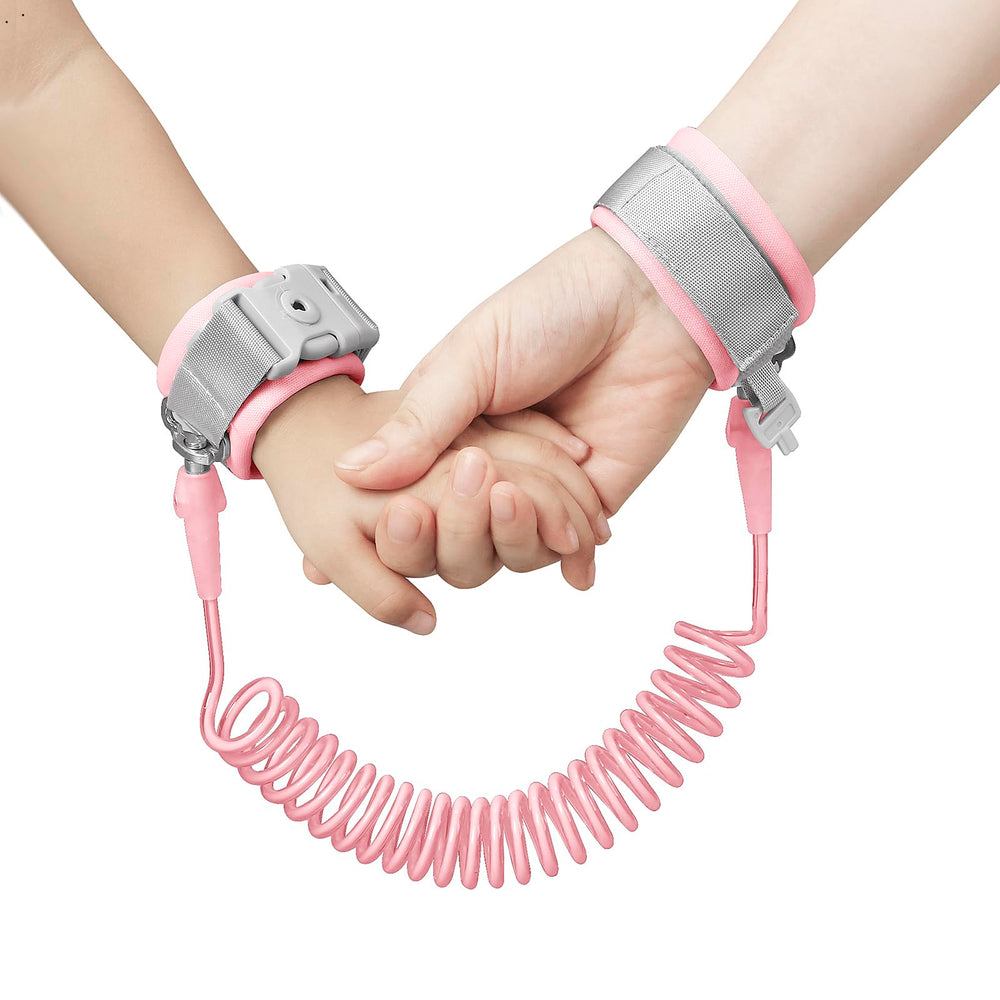 PandaEar anti-lost wrist link front view showing secure design keeps toddlers within reach in crowds.