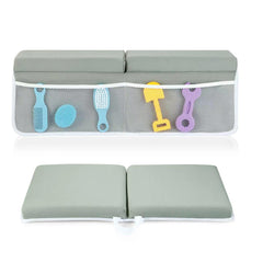 PandaEar baby bath kneeler with suction cups provides secure, comfortable support during bath time.
