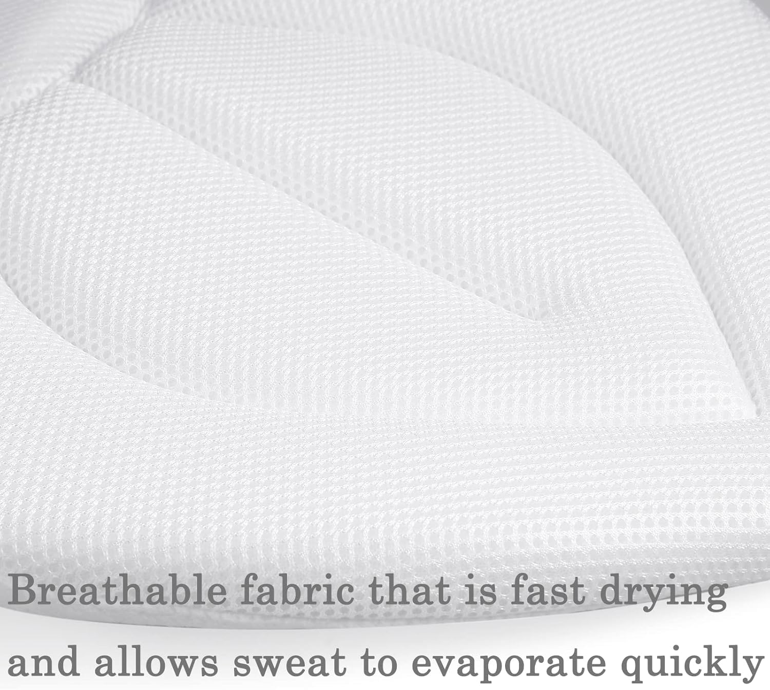 PandaEar baby bath pad non-slip bottom boosts bath-time stability.