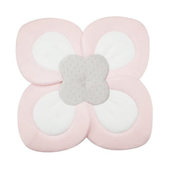 PandaEar baby bath pad pink with soft petals cradling newborns for gentle sink baths