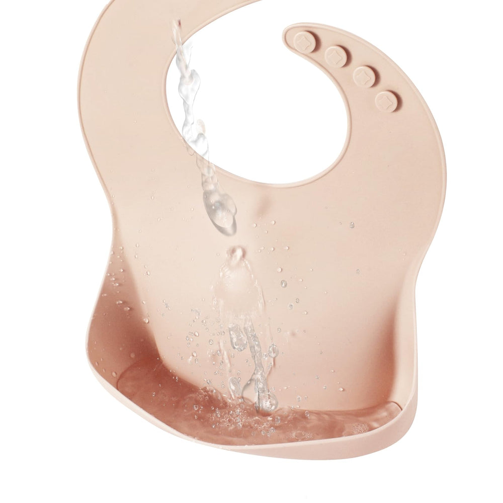 PandaEar baby bib machine-washable for quick cleanup between meals.