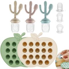 PandaEar baby breastmilk popsicle molds with 19 compartments for small portions