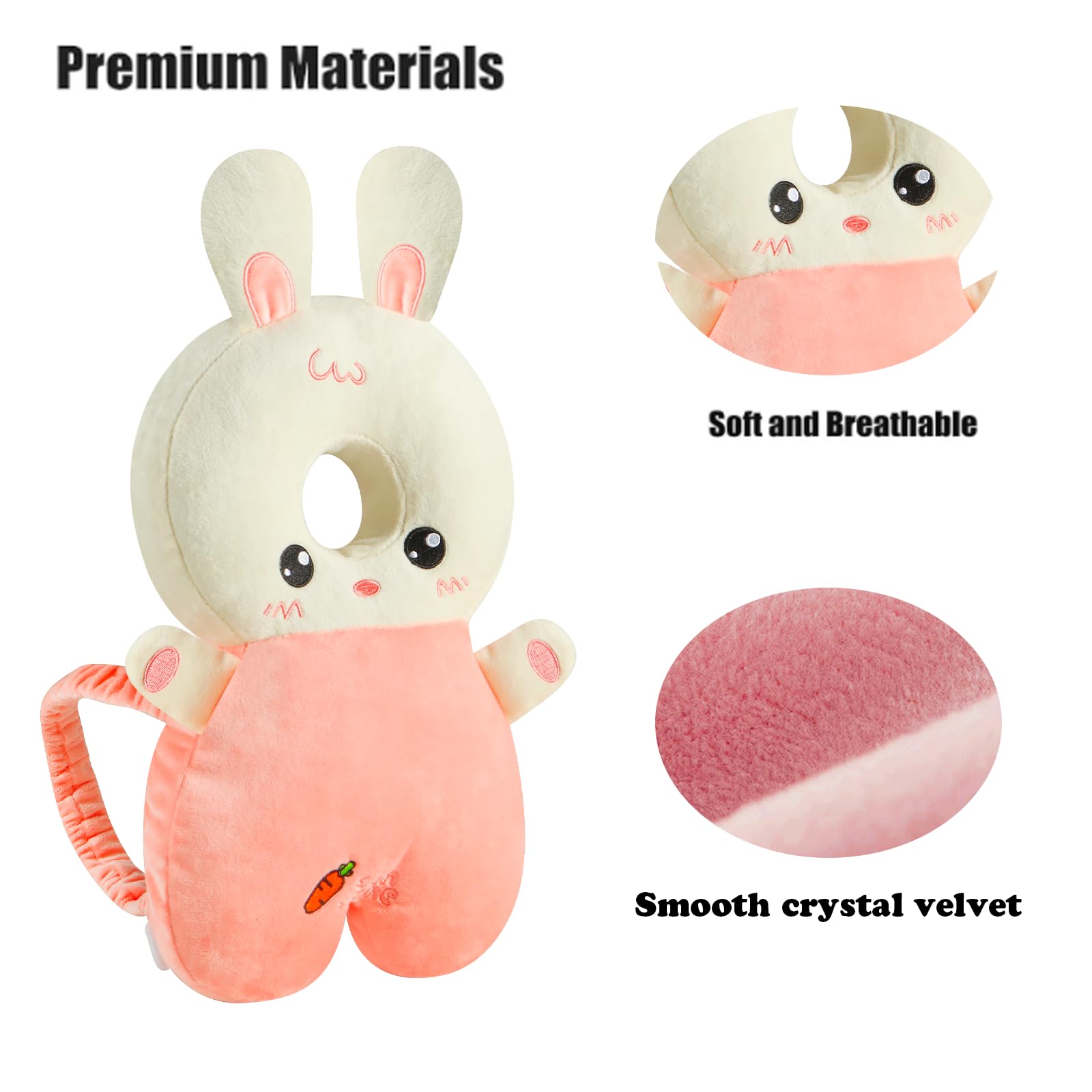 PandaEar cushioned pad absorbs gentle impacts during exploration.