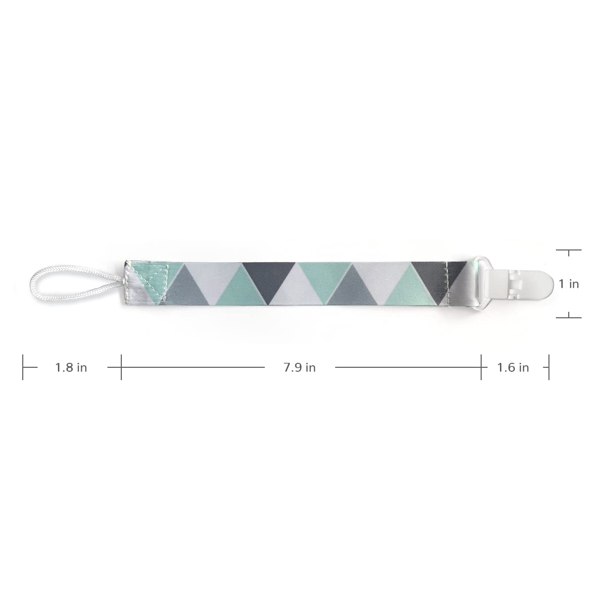 PandaEar short clip design closeup highlights safety-friendly length reducing risk during crawling.