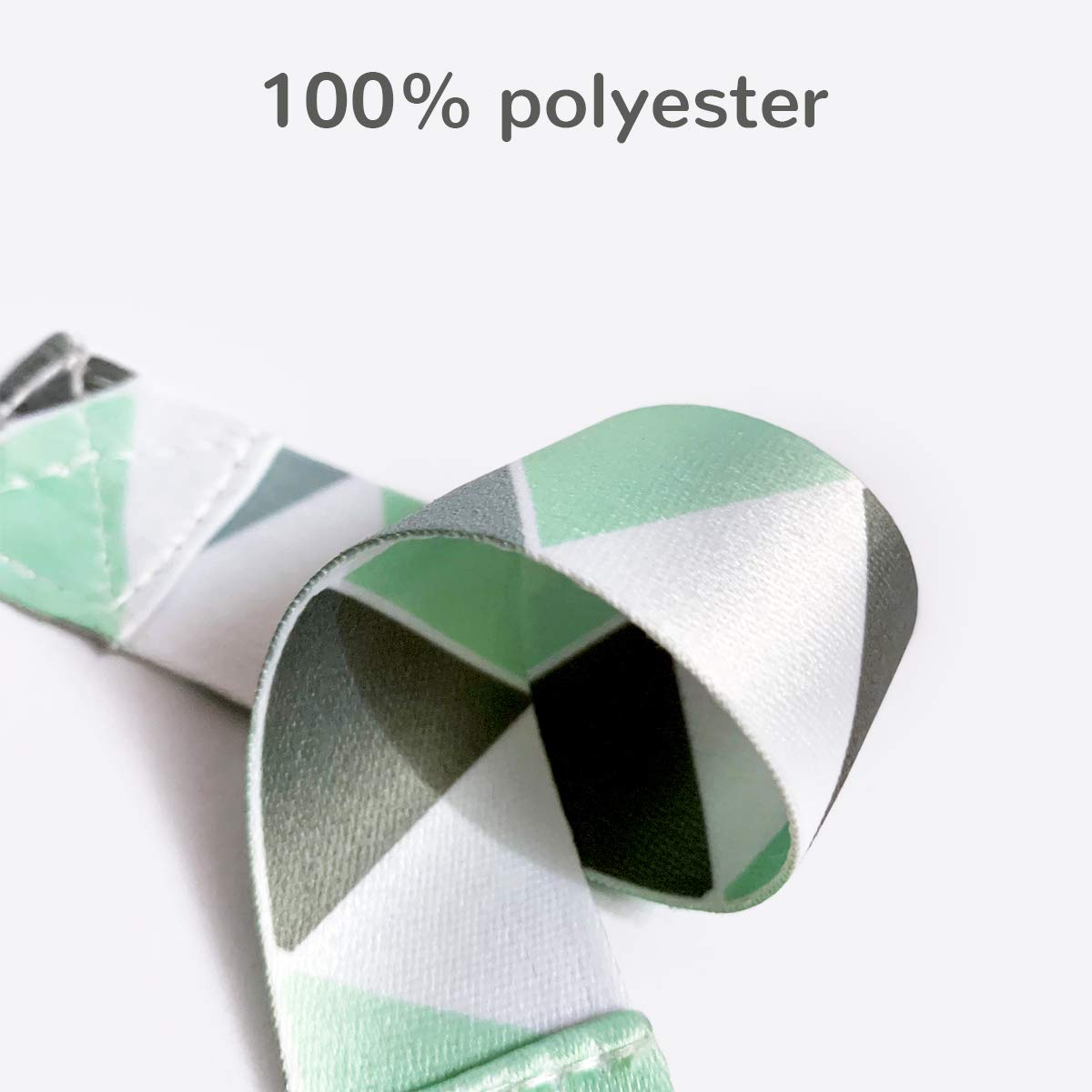 PandaEar teething-friendly clip with loop demonstrates universal compatibility with most pacifiers.