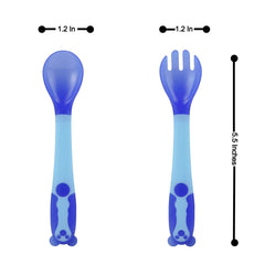 PandaEar bendable spoon angled feeding demonstrates easy scooping for toddlers