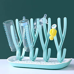 PandaEar bottle drainer tray closeup highlights smooth edges and drip drainage.