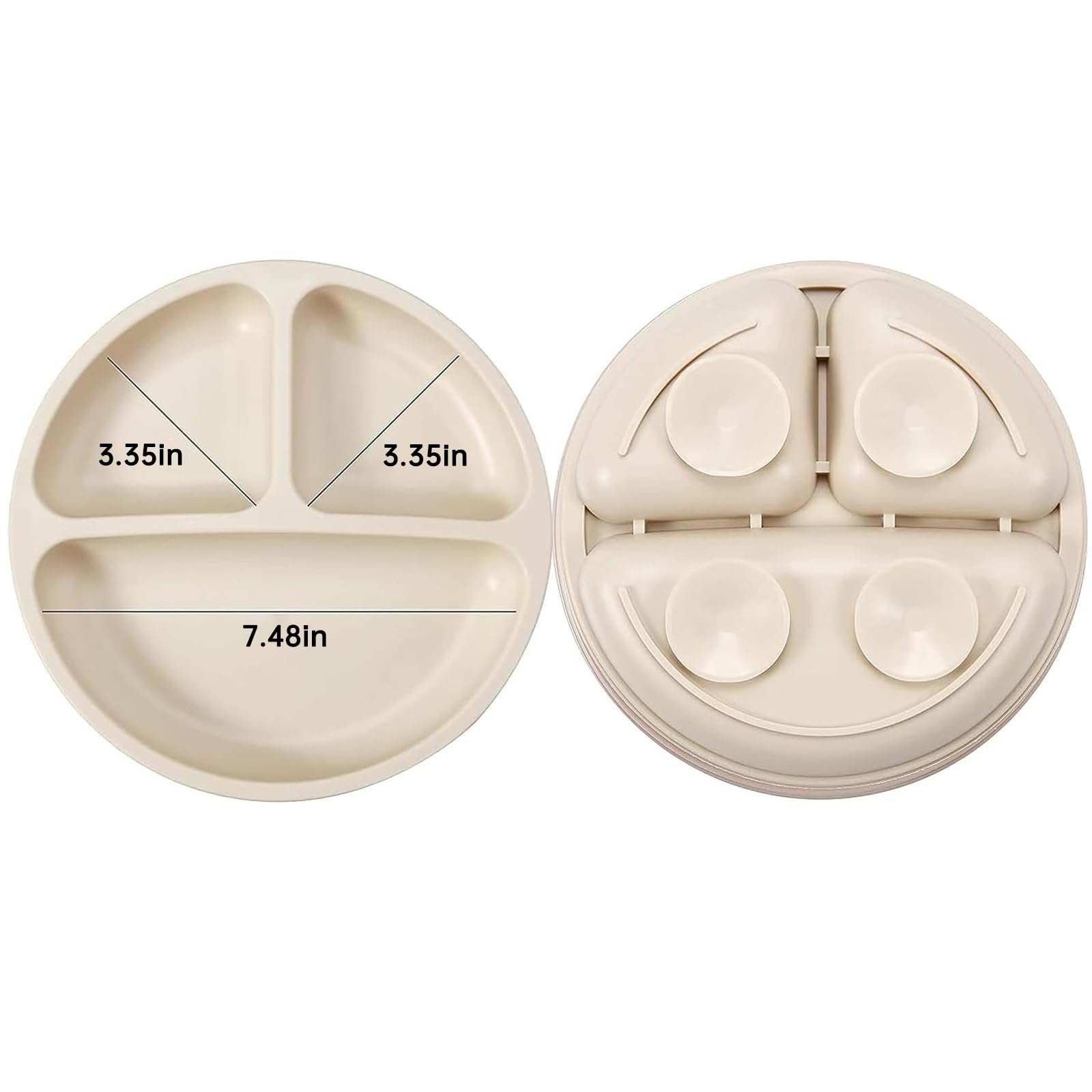 PandaEar BPA-free silicone plates and utensils reduce plastics exposure during meals.