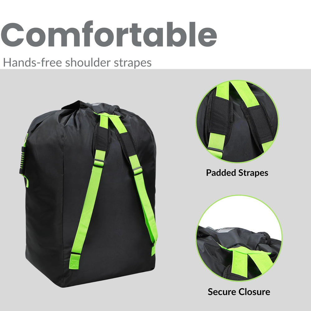 PandaEar universal-fit 18x18x34 inches shields infant car seats during trips.