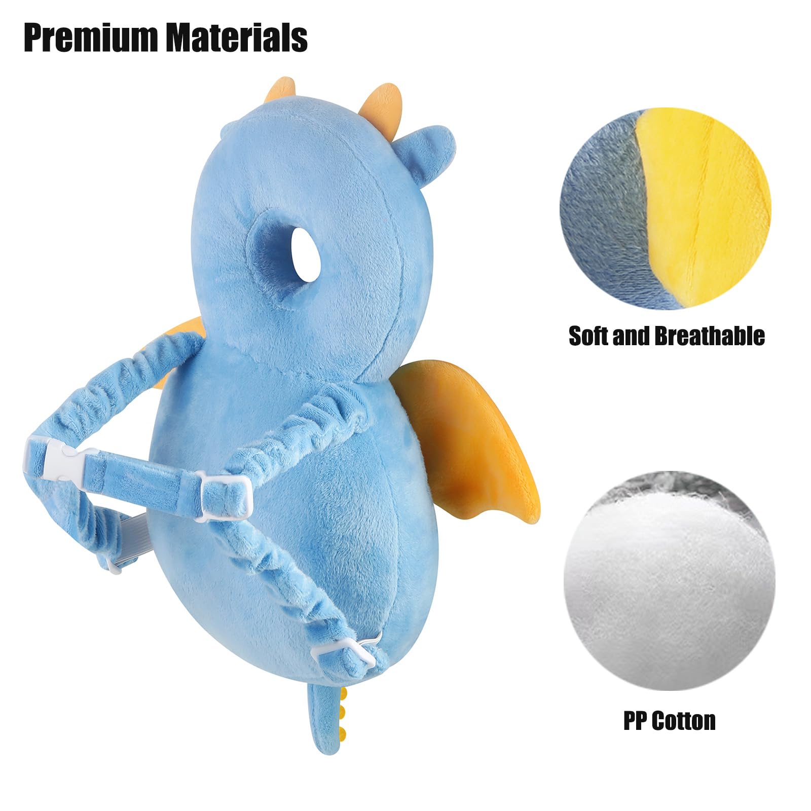 PandaEar cartoon design blue adds playful style while keeping little ones protected.