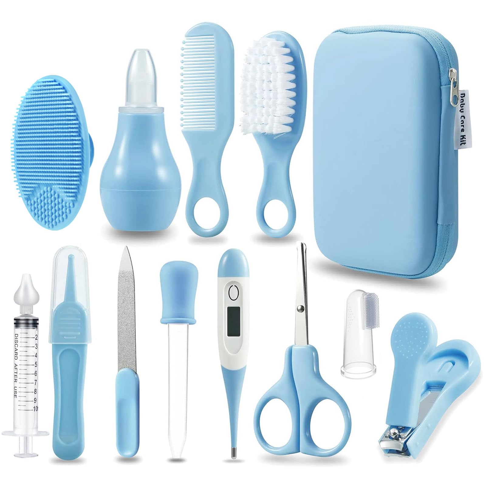 PandaEar case-compact-baby-grooming-kit: organized travel storage for grooming tools.