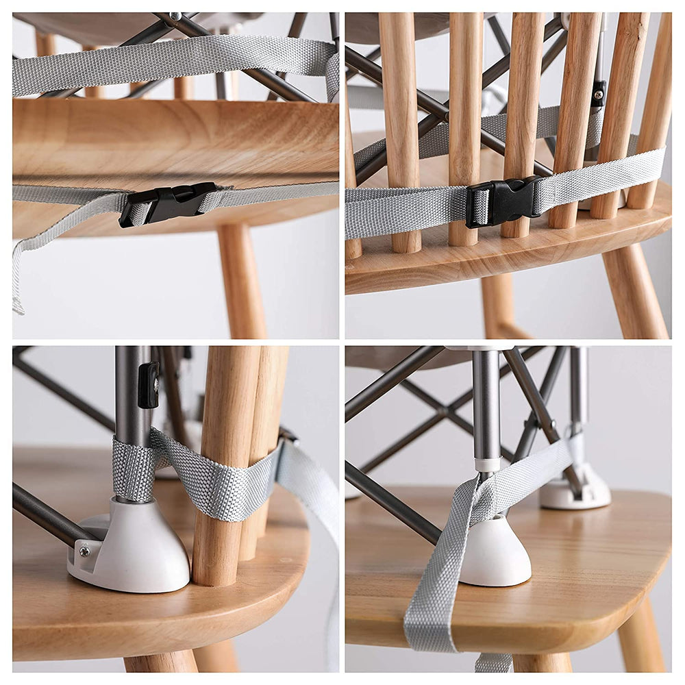 PandaEar child safety belt keeps little diners secure during meals.