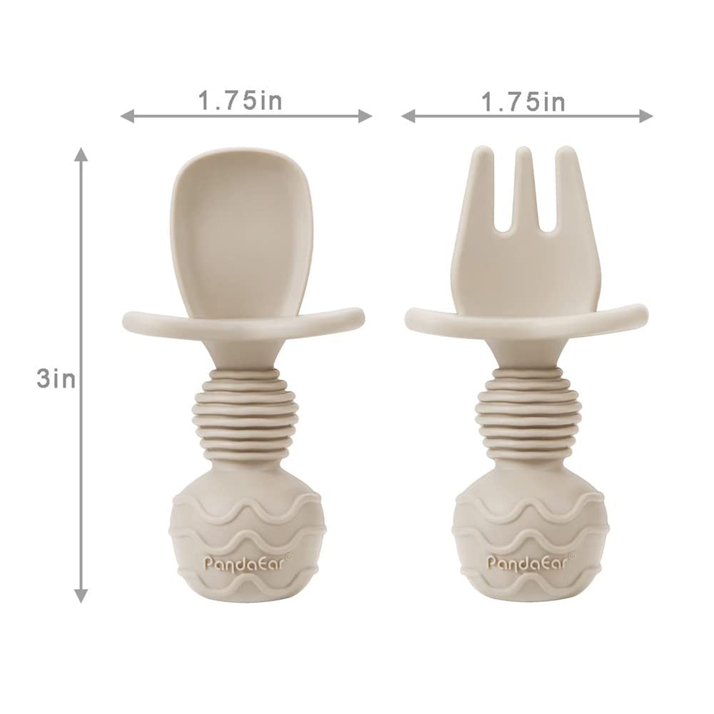 PandaEar choke-barrier spoons reduce full-mouth insertion for safety.