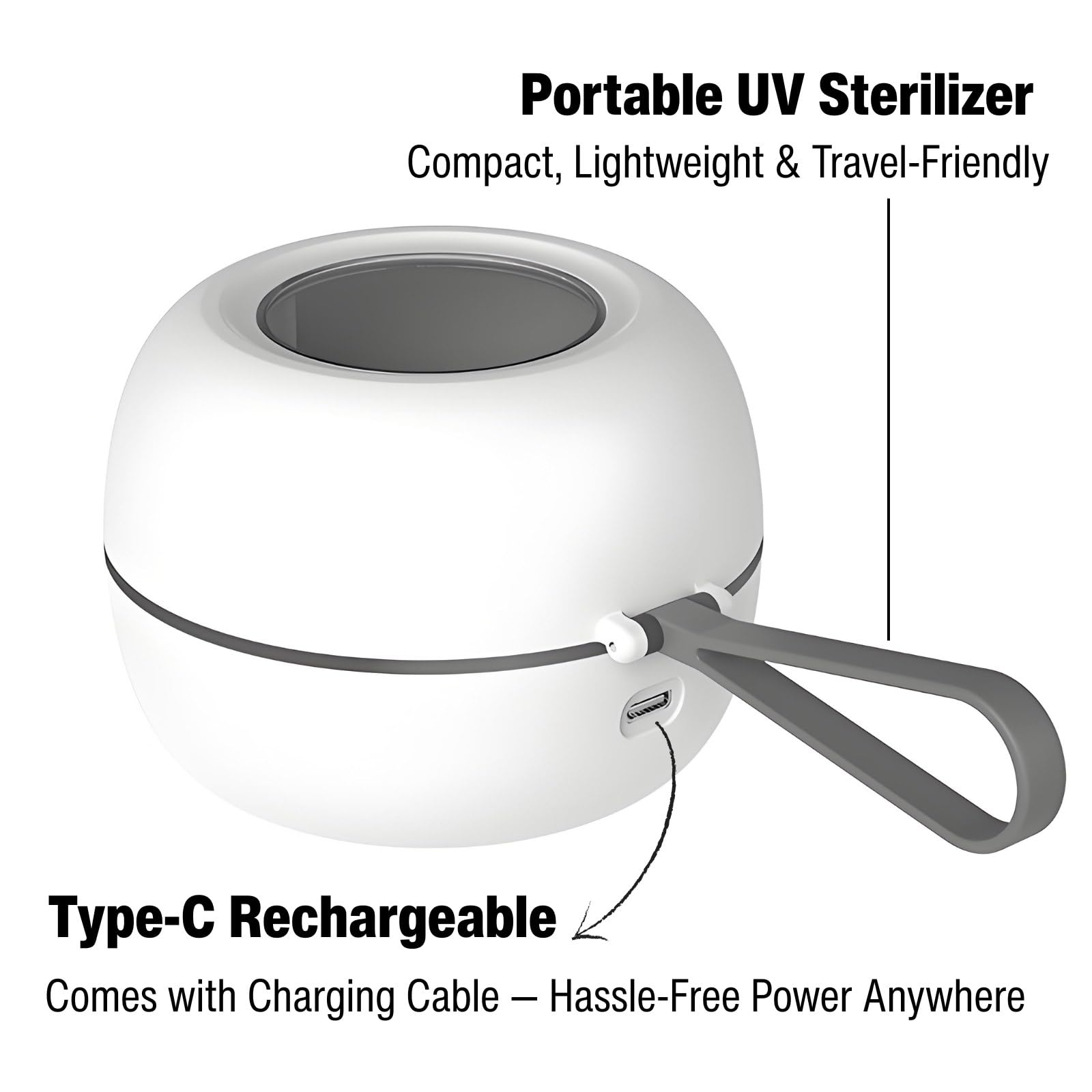 PandaEar compact travel case fits in a diaper bag.