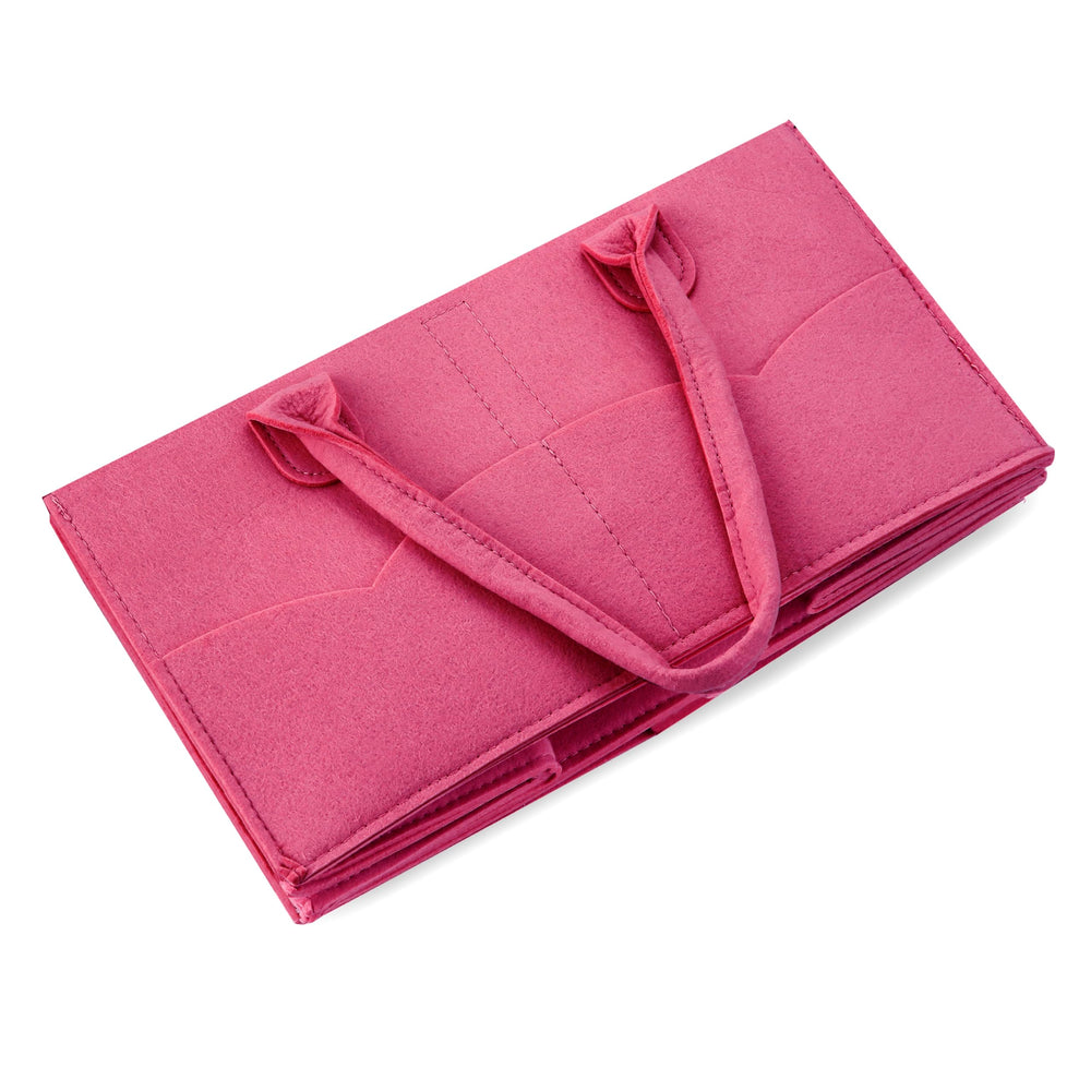PandaEar two-tone pink-red—stylish nursery décor while keeping baby essentials nearby.