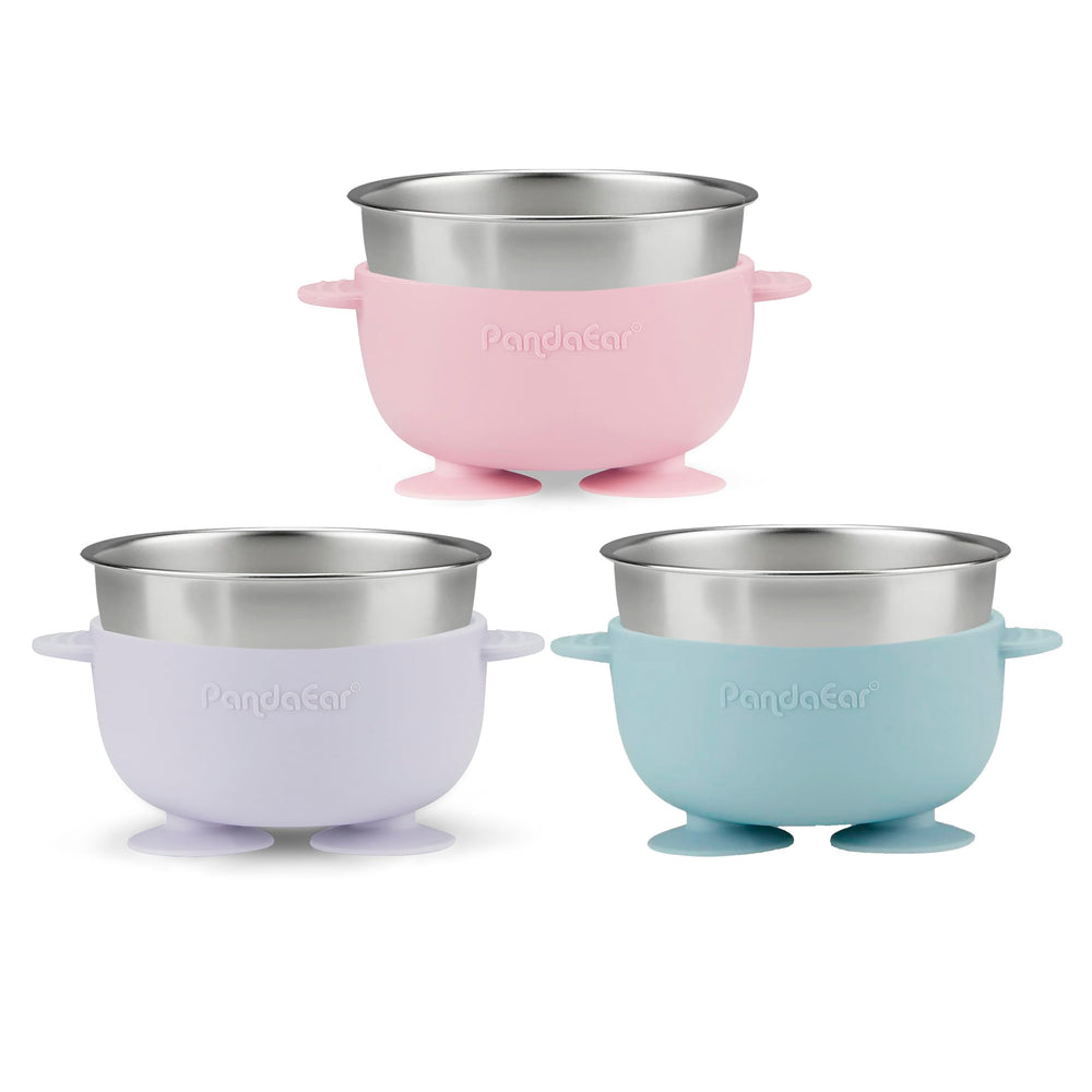 PandaEar dishwasher-safe bowls clean easily, resisting stains after busy mealtimes.
