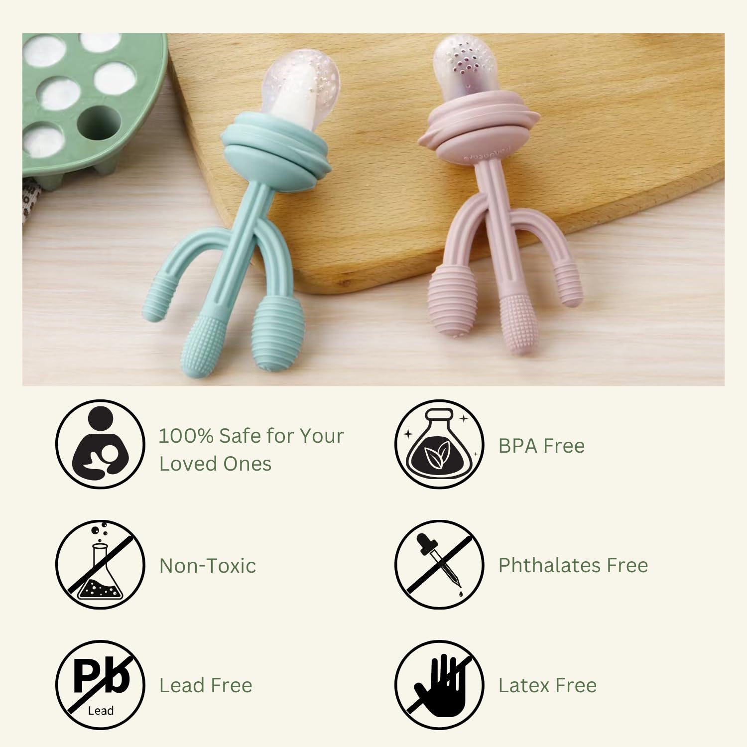 PandaEar popsicle mold dishwasher safe for easy cleaning