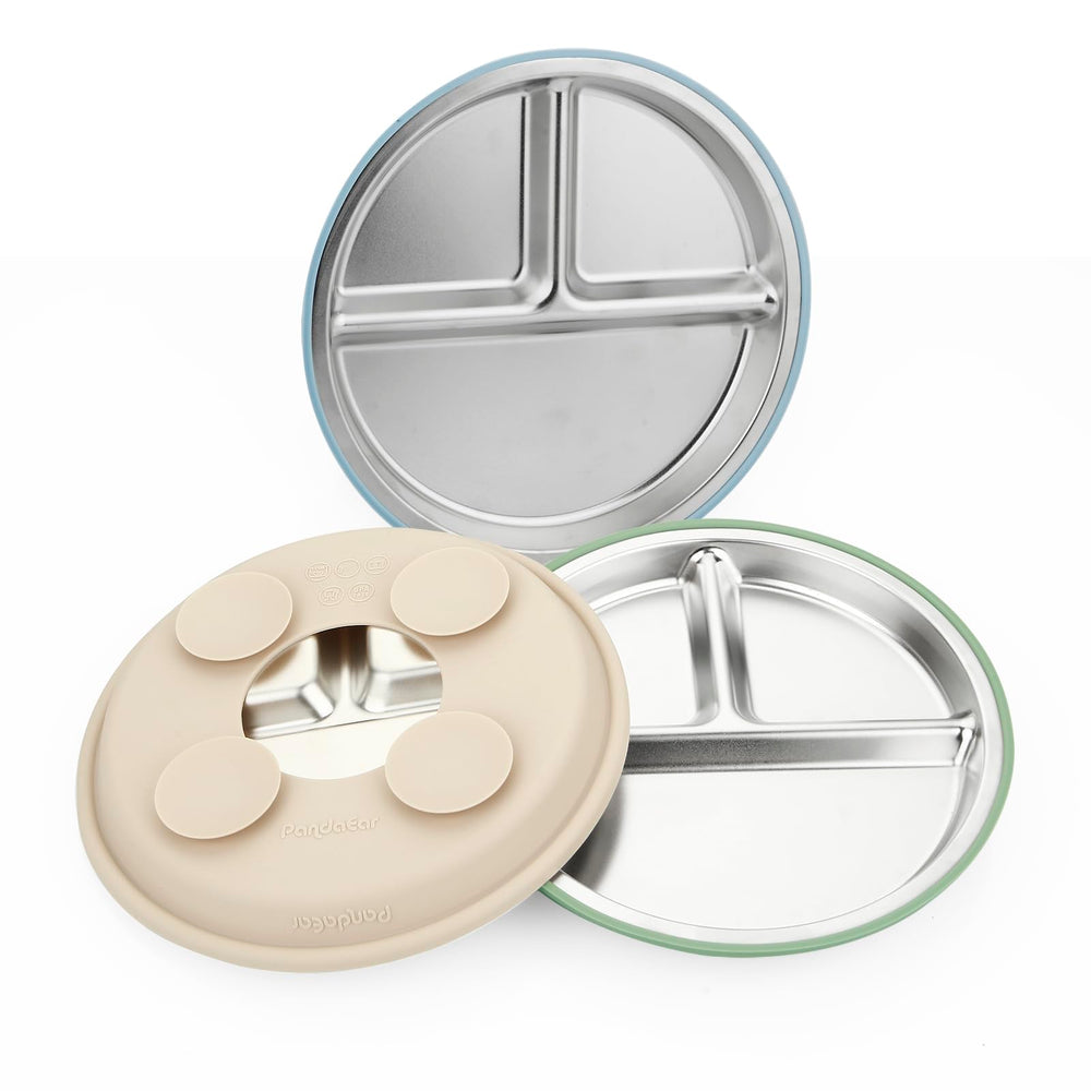 PandaEar dishwasher-safe plate ready for quick cleaning after meals.