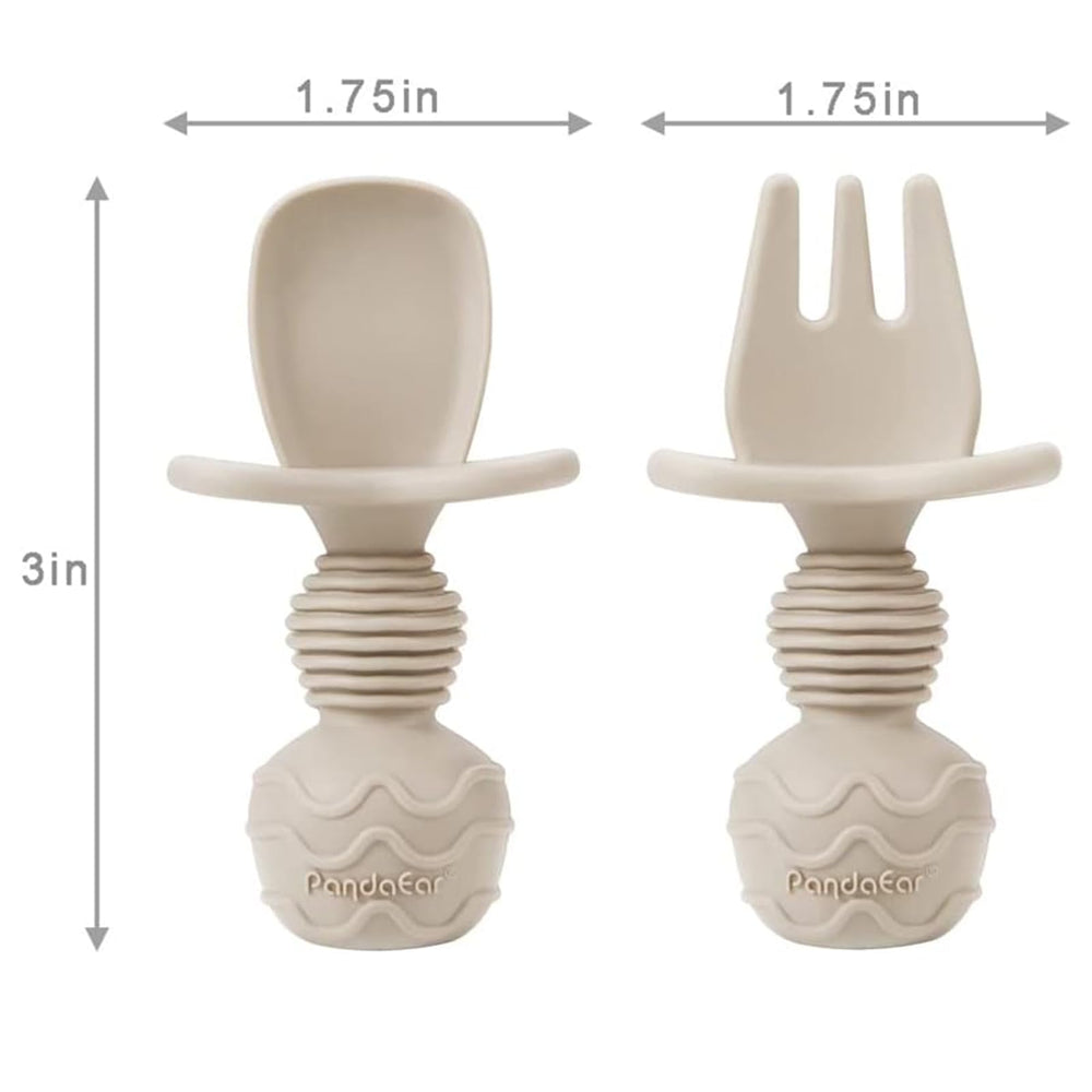 PandaEar cups with double handles support tiny hands during drinks and snacks.