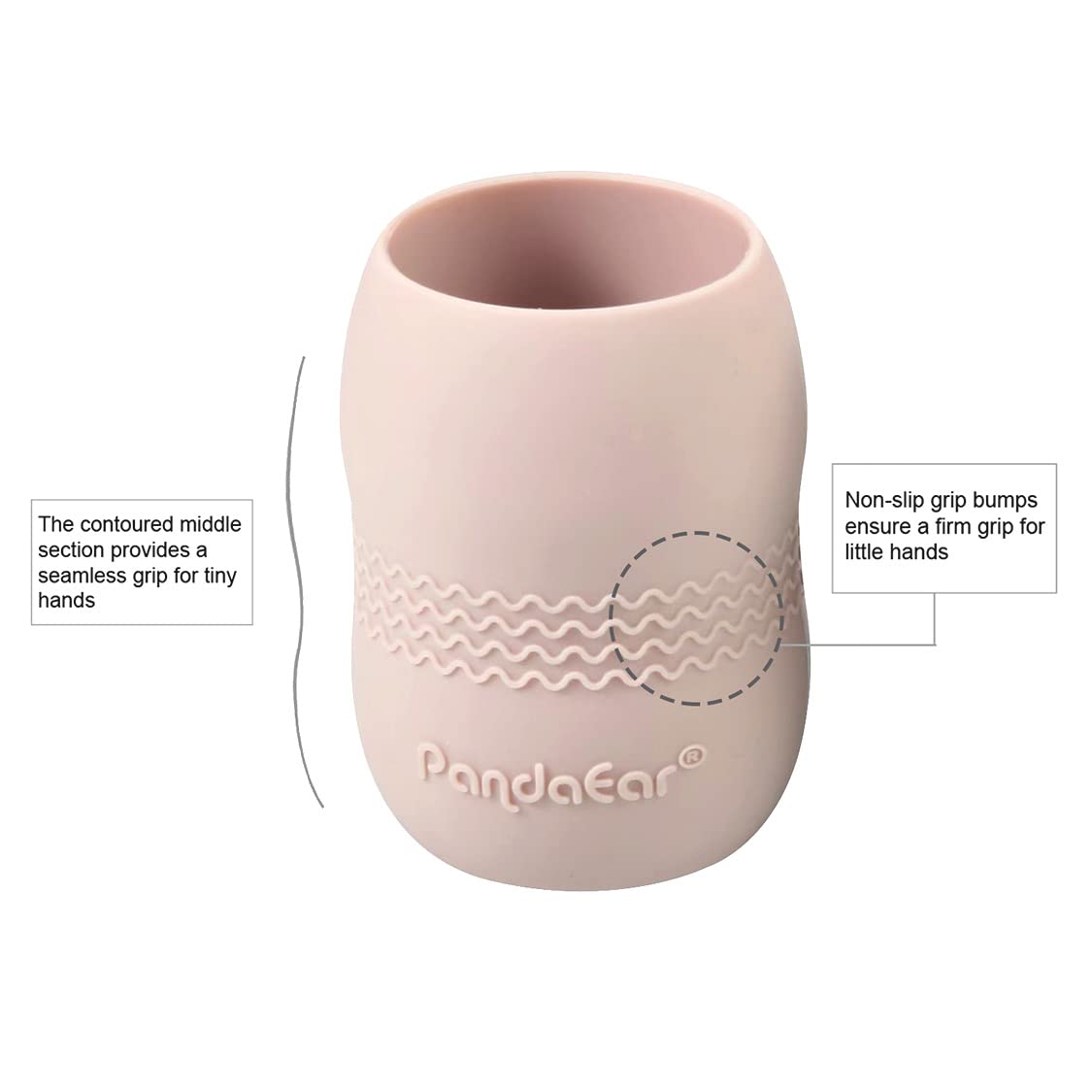 PandaEar easy-to-clean microwave-safe silicone is perfect for busy families.
