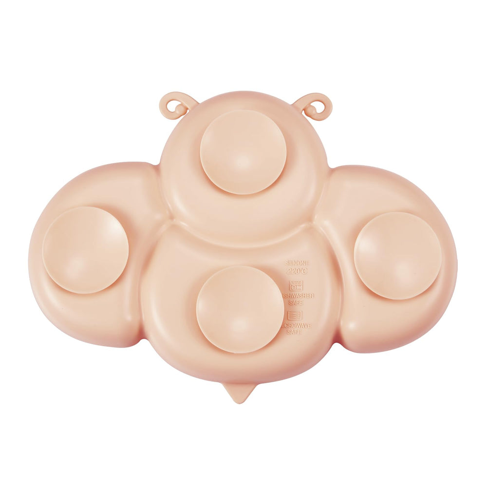 PandaEar easy-clean silicone dish set designed for busy parents.