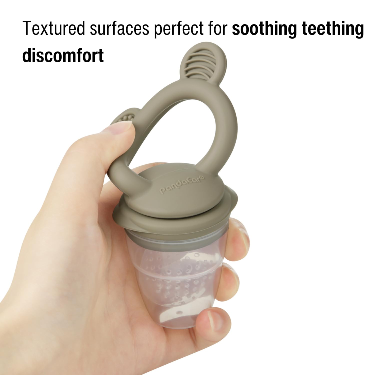 PandaEar easy-clean silicone nipple simplifies washing after meals.