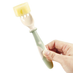 PandaEar flexible-handle utensils help reach into jars with less effort.