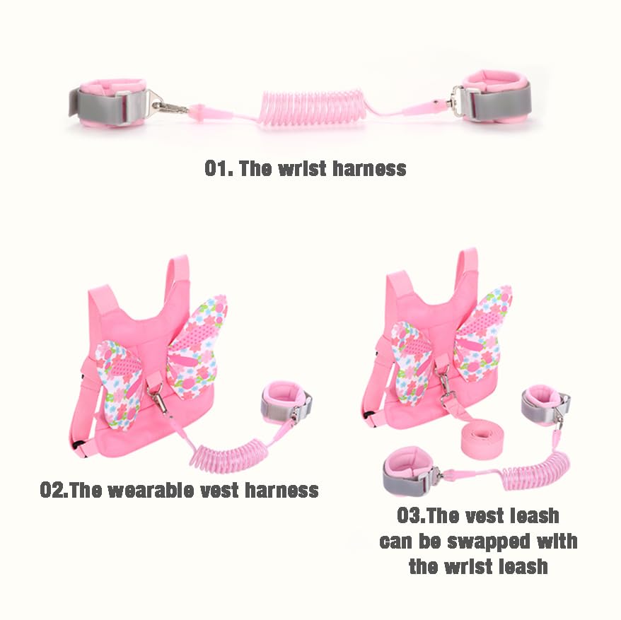 PandaEar adjustable shoulder straps provide a comfortable, secure fit for ages 1 to 5.