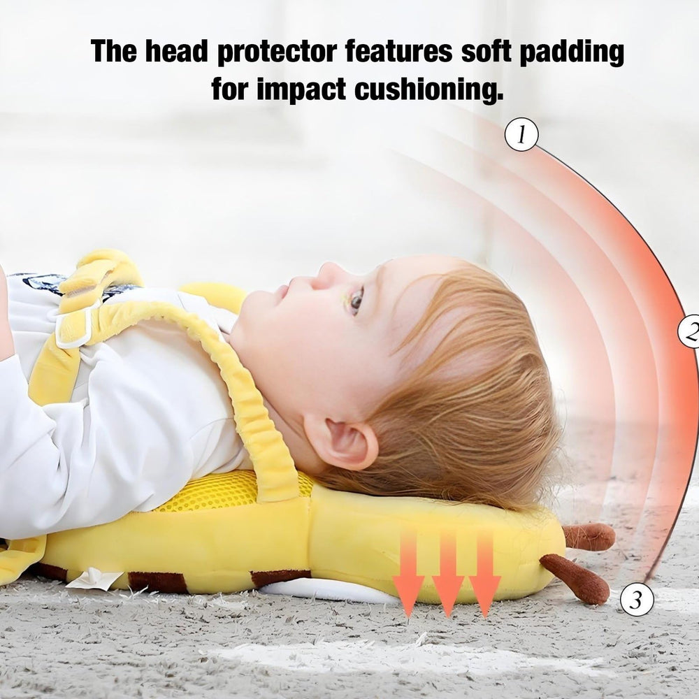PandaEar head protector washable fabric; quick cleanup after messy play.