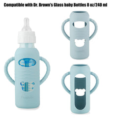 PandaEar heat-resistant silicone insulates bottle and protects hands.