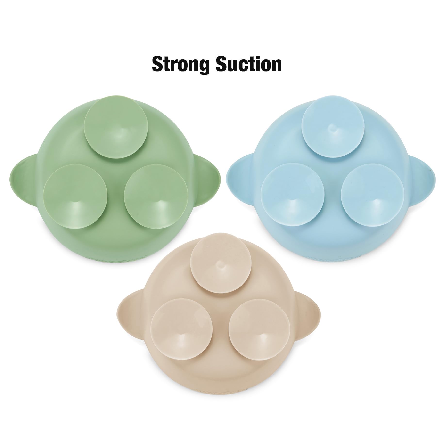 PandaEar versatile bowls for cereals, soups, snacks during family meals.