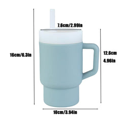 PandaEar Kids Tumbler ergonomic handle enables independent drinking on the go