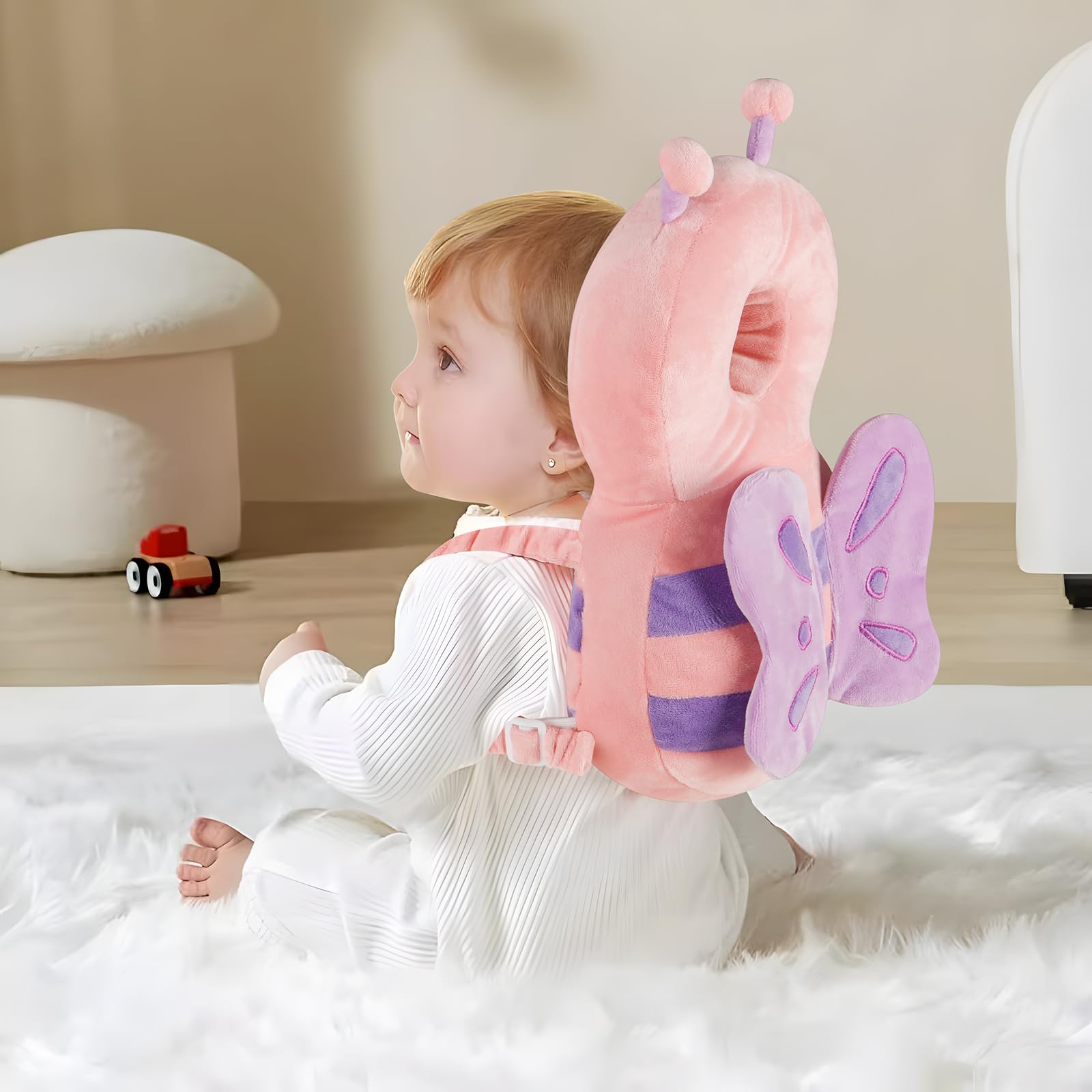 PandaEar knee pads showing soft material for comfortable crawling and walking sessions.