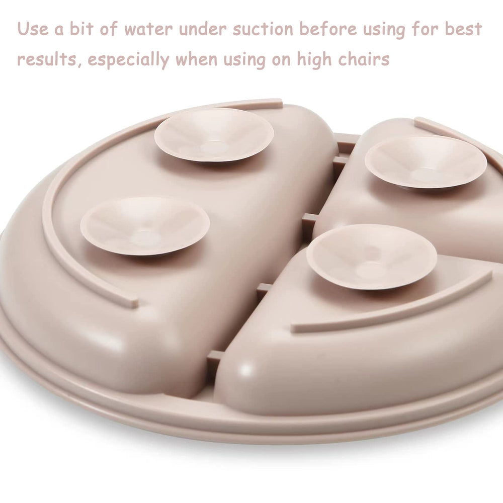PandaEar light tan pink set brightens mealtime and encourages self-feeding.