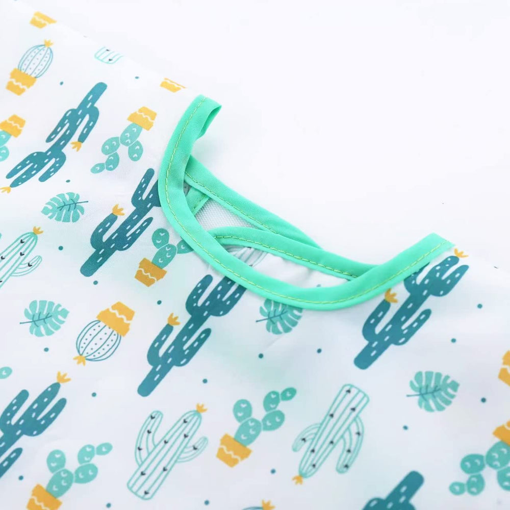 PandaEar lightweight bibs roll up compactly for on-the-go feeding.